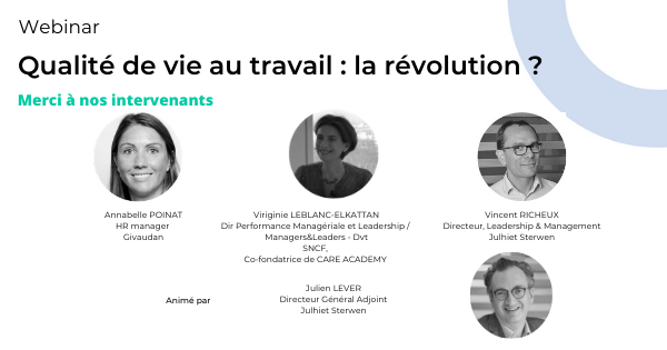 webinaire qualité de vie au travail